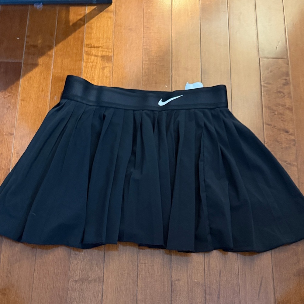 Nike Black Pleated Skater Tennis Skirt